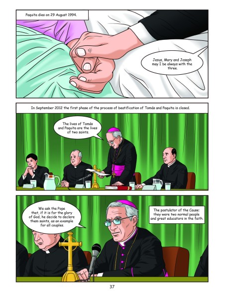 Tomas and Paquita, hand in hand to heaven