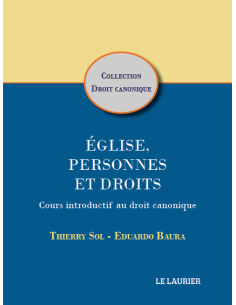 Eglise, Personnes et Droits - Cours introductif au droit...