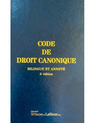 copy of Code de droit canonique